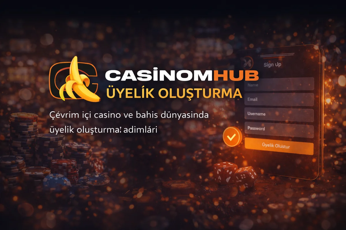 Casinomhub üyelik adımları